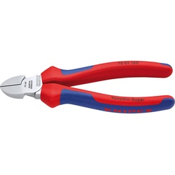 Knipex Seitenschneider verchromt 140mm mit Kunststoff Griff