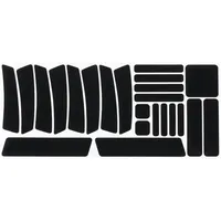 BBB Rahmenschutz Fahrrad Set Schutzfolie MultiVis schwarz