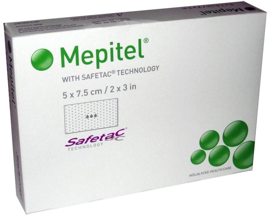 Mepitel® Stérile 5 cm x 7,5 cm 10 pc(s) Compresses