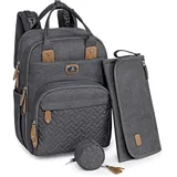 Dikaslon Wickeltasche Rucksack Dikaslon Großer Wickelrucksack mit