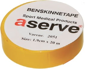 Aserve Beinstütze Sportband Gelb