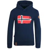 Trollkids Trondheim Kapuzenpullover - Navy - 128 cm