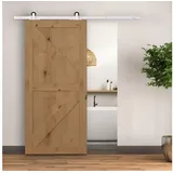 Homcom Schiebetür-Beschlagsatz Kohlenstoffstahl