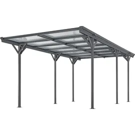 Juskys Carport 5 x 3 m mit Flachdach