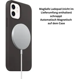 Apple iPhone 15 Pro Silikon Case mit MagSafe schwarz