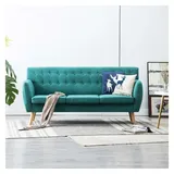 vidaXL 3-Sitzer-Sofa Stoff 172x70x82 cm Grün