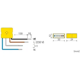 digitalSTROM GE-TKM300 Licht Tasterklemme 1-fach dimmbar