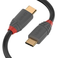 Lindy 0.5m USB 2.0 Typ C Kabel 3A Anthra Line (36870)