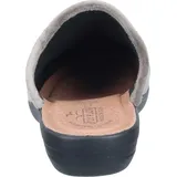 FLY FLOT Damen Pantoffel Hausschuh mit samtig weicher Haptik und Lederdecksohle, Größe:40 EU, Farbe:Beige - 40