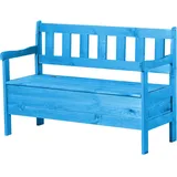 Kadax Gartenbank, 120 x 47 x 81.5 cm, Blau - KADAX