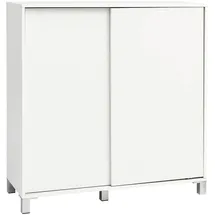 Wohnling WL5.712 100 x 108 x 37,5 cm 4 Fachböden / weiß