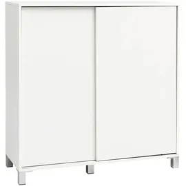 Wohnling WL5.712 100 x 108 x 37,5 cm 4 Fachböden / weiß
