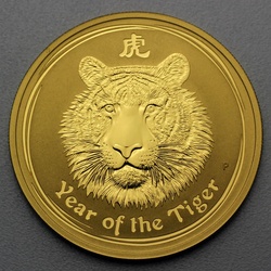 Goldmünze 1/4oz Tiger 2010 Lunar II ? Year of the Tiger (Australien)