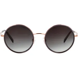 Marc O'Polo Sonnenbrille MARC O'POLO "Modell 508001", Damen, rosé, navy, leicht glänzend, metallic, Sonnenbrillen Sonnenbrille, Form Rund, Logoschriftzug auf Bügel, Kombifassung