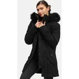 trueprodigy Julius F Damen, Winterjacke hochschließender Kragen schwarz, XXL, - Schwarz - XXL