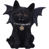 Nemesis Now Coven Keepers Katzenfigur, Harz, Schwarz, 16 cm