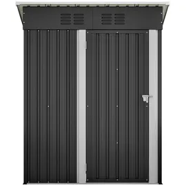 Laiham Geräteschuppen 1 x 1 m Schwarz