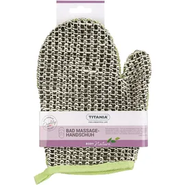 Titania Bade Massagehandschuh Bambus und Sisal