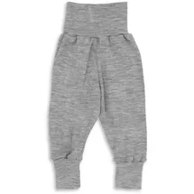Engel Naturtextilien Schlupf-Babyhose grau 74/80