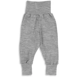 Engel Naturtextilien Schlupf-Babyhose grau 74/80