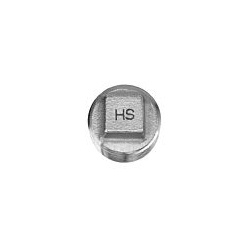 Hermann Schmidt Edelstahl-Stopfen 1/2"