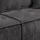 petits-meubles Schlafcouch Cord 4-Sitzer Dunkelgrau