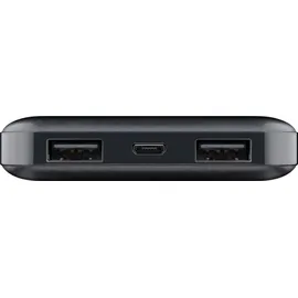 goobay Slimline Power-Bank 10.000mAh black - Schwarz