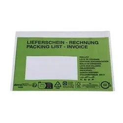 docuFIX® PAPER Lieferscheintaschen Papier DIN C6 1.000 St.
