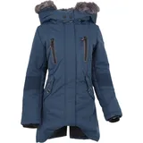 Geographical Norway Damen Jacke Winterparka Coracle/Coraly XL-Fellkapuze Navy, L - L