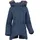 Geographical Norway Damen Jacke Winterparka Coracle/Coraly XL-Fellkapuze Navy, L - L