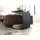 Rolf Benz Beistelltisch 940-102 Leder Schwarz 45 cm