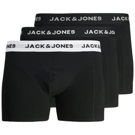 JACK & JONES Unterhose SOLID Trunks 3er Pack