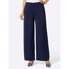 Lady Jerseyhose Lady elegant Blau 36