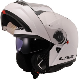 LS2 LS2, Modularer Motorradhelm Strobe II Gloss White, L