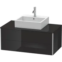 Duravit Waschtischunterschrank 2 Auszüge 100 x 40 x 54,8 cm Schwarz Hochglanz