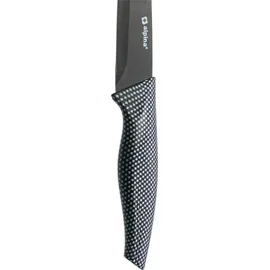 Alpina 6 teiliges Messer-Set Brot, Fleisch, Allzweck, Schäler und Santoku-Messer 6-tlg. Schwarz