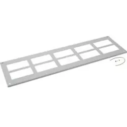 Hager FZ895D Verschlussplatte geöffnet für Schrank univers, IP54, SKI, 20x1350x400mm.Verschlussplatte geöffnet zum Einbau von Leitungseinführung