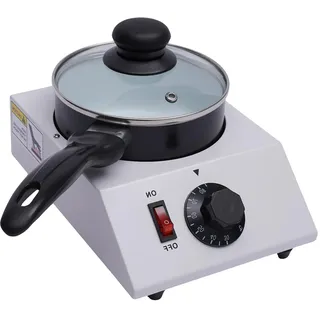 Schokolade Schmelztiegel & Temperiergerät, 40W Elektrisch Schokoladenschmelzer Temperaturregelung 30-85°C, Schmelzgerät 1kg Kapazität für Kuvertüre, Butter