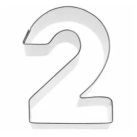 RBV Birkmann Birkmann, Ausstechform Zahl 1, Grau, 6 cm, Edelstahl