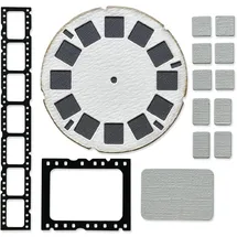 Sizzix Vault Picture Show Stanzformen-Set 15 Teile silber