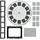 Sizzix Vault Picture Show Stanzformen-Set 15 Teile silber
