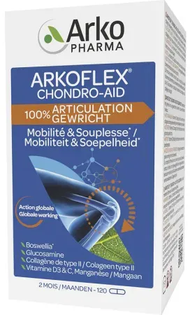 Arkopharma Chondro-Aid 100% Gelenke Nahrungsergänzungsmittel 120 Kapseln