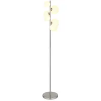 GLOBO LED-Stehleuchte Riha Schwarz/Nickel max. 3,5 Watt