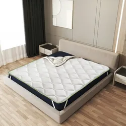 The White Stone Topper 170x200 cm | Matratzenkorrektor mit Elastiken, Cooler-Technologie, Höhe 4 cm