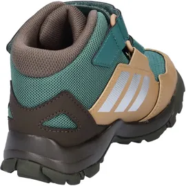 adidas Unisex Kinder Terrex Skychaser Mid Gore-Tex Hiking Kids Shoes, Preloved Teal/Matte Silver/Cardboard, 31 EU
