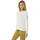 super.natural Casual BIO Cotton Langarm-T-Shirt Weiß XL