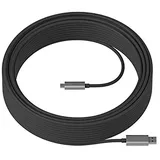 Logitech USB-C auf USB-A 10 m Grau/Schwarz