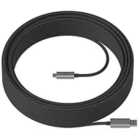 Logitech USB-C auf USB-A 10 m Grau/Schwarz