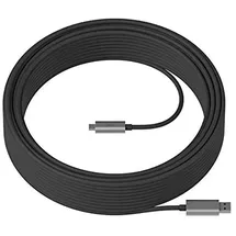 Logitech USB-C auf USB-A 10 m Grau/Schwarz