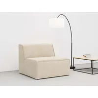 Sofa-Mittelelement RAUM.ID "Norvid" Polsterelemente Gr. Struktur weich, Komfortschaum, beige (natural) modular, wahlweise mit Kaltschaum, Komfortschaum oder Taschenfederkern